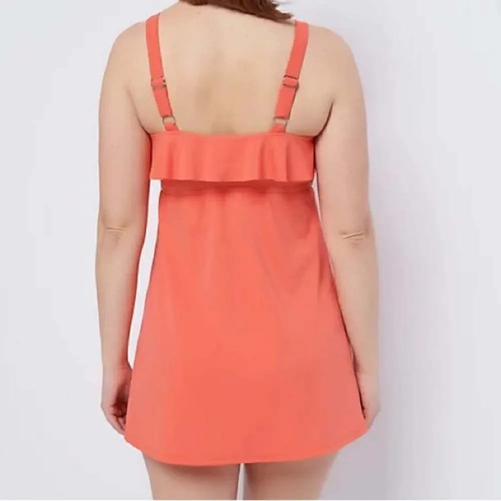 Denim&Co features ruffled